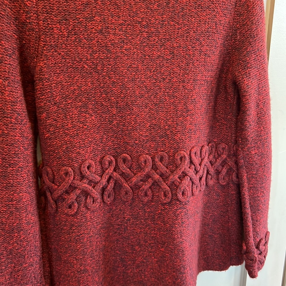 Pendleton Red Button Front Cardigan Sweater Wool … - image 5